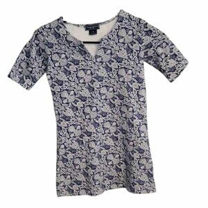 ToobyDoo Girls Shift Tunic V-Neck Paisley Sz 8